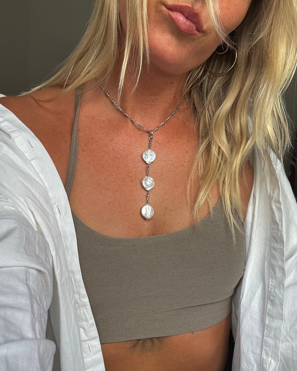 White Pearl Necklace