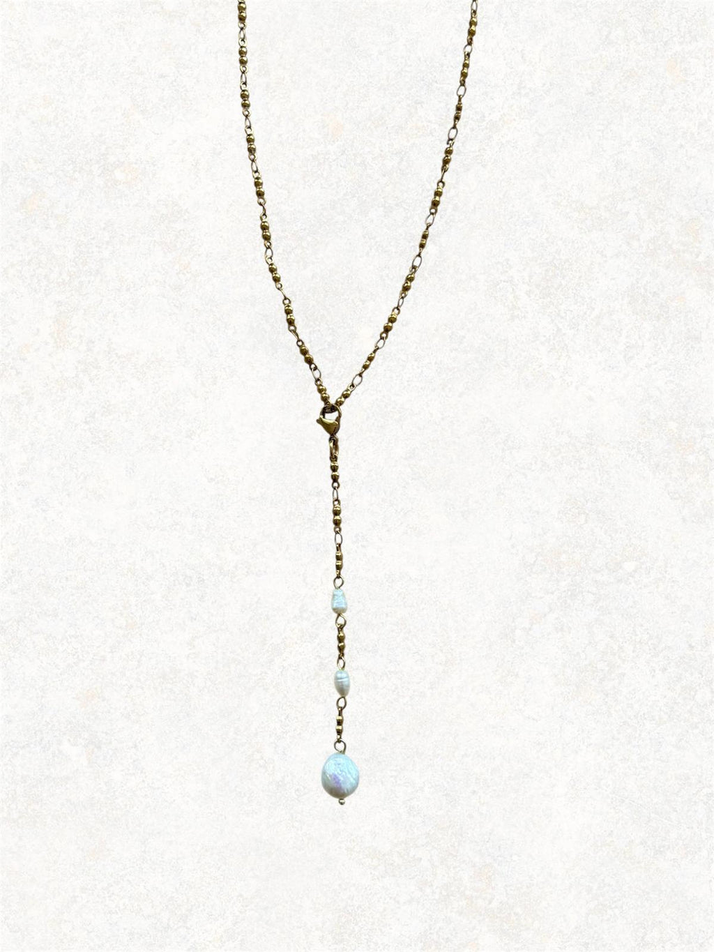 Pearly Drop Necklace