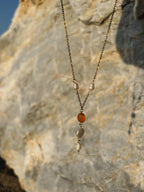 Amber Drop Necklace