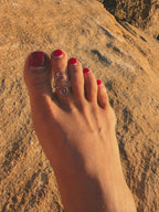 Tide Wave Toe Ring