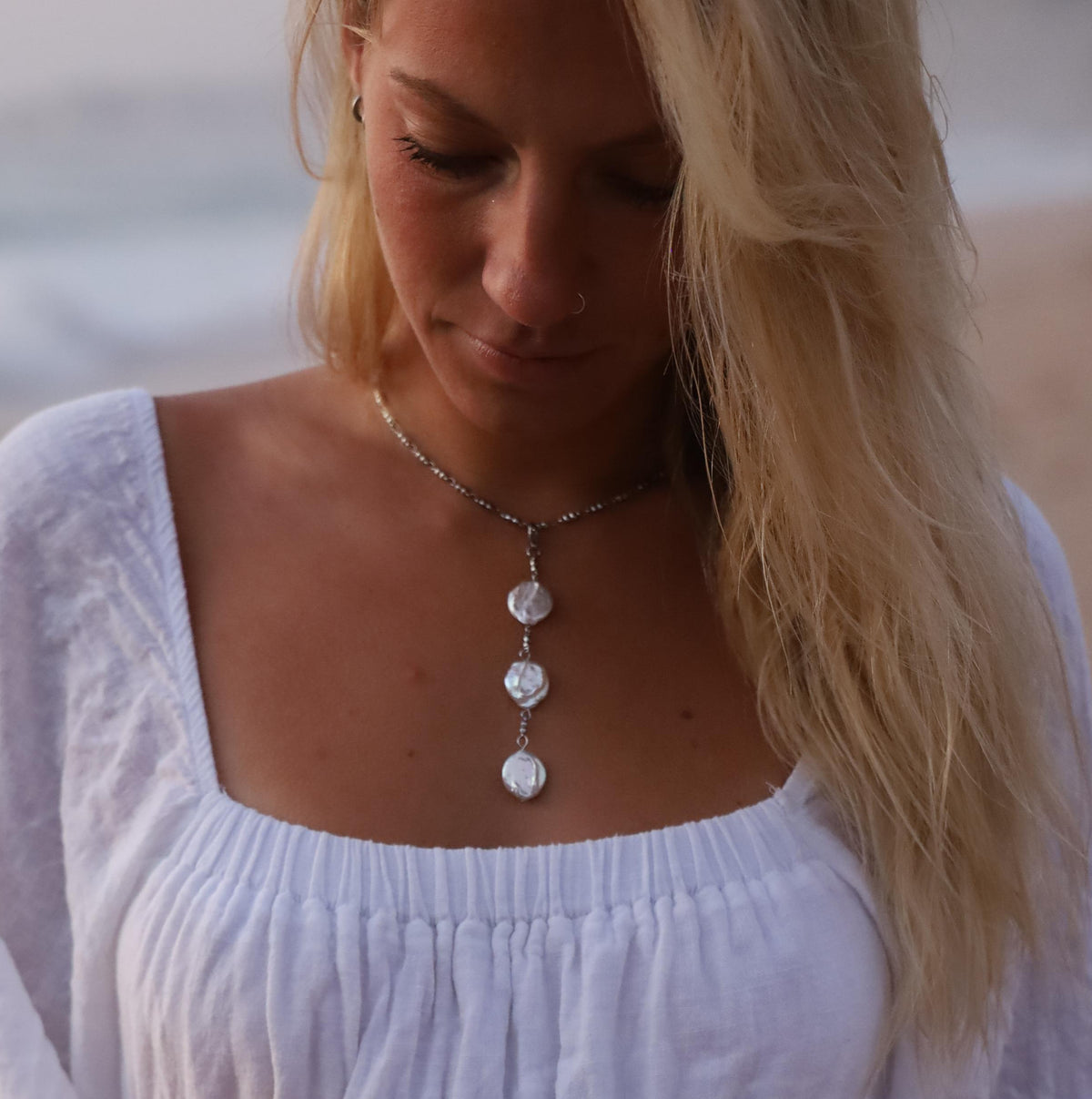 White Pearl Necklace